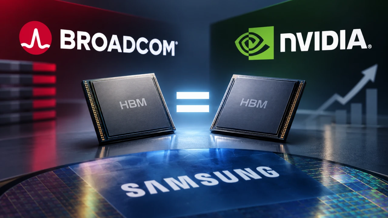 Broadcom 記憶體採購價傳追平 NVIDIA！三星議價局勢翻轉