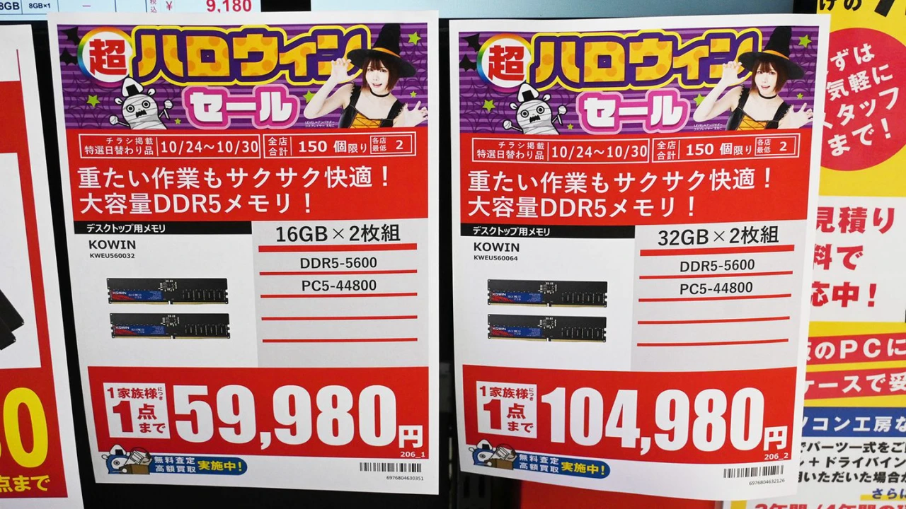 DDR5 記憶體漲價一年暴增 761%！日本 Corsair 128GB 套裝來到 51 萬日圓-3