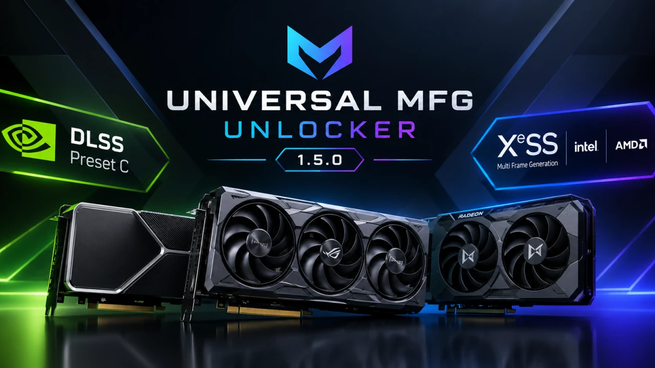 Universal MFG Unlocker 1.5.0 登場!RTX 40、RTX 30 用上 DLSS Preset C