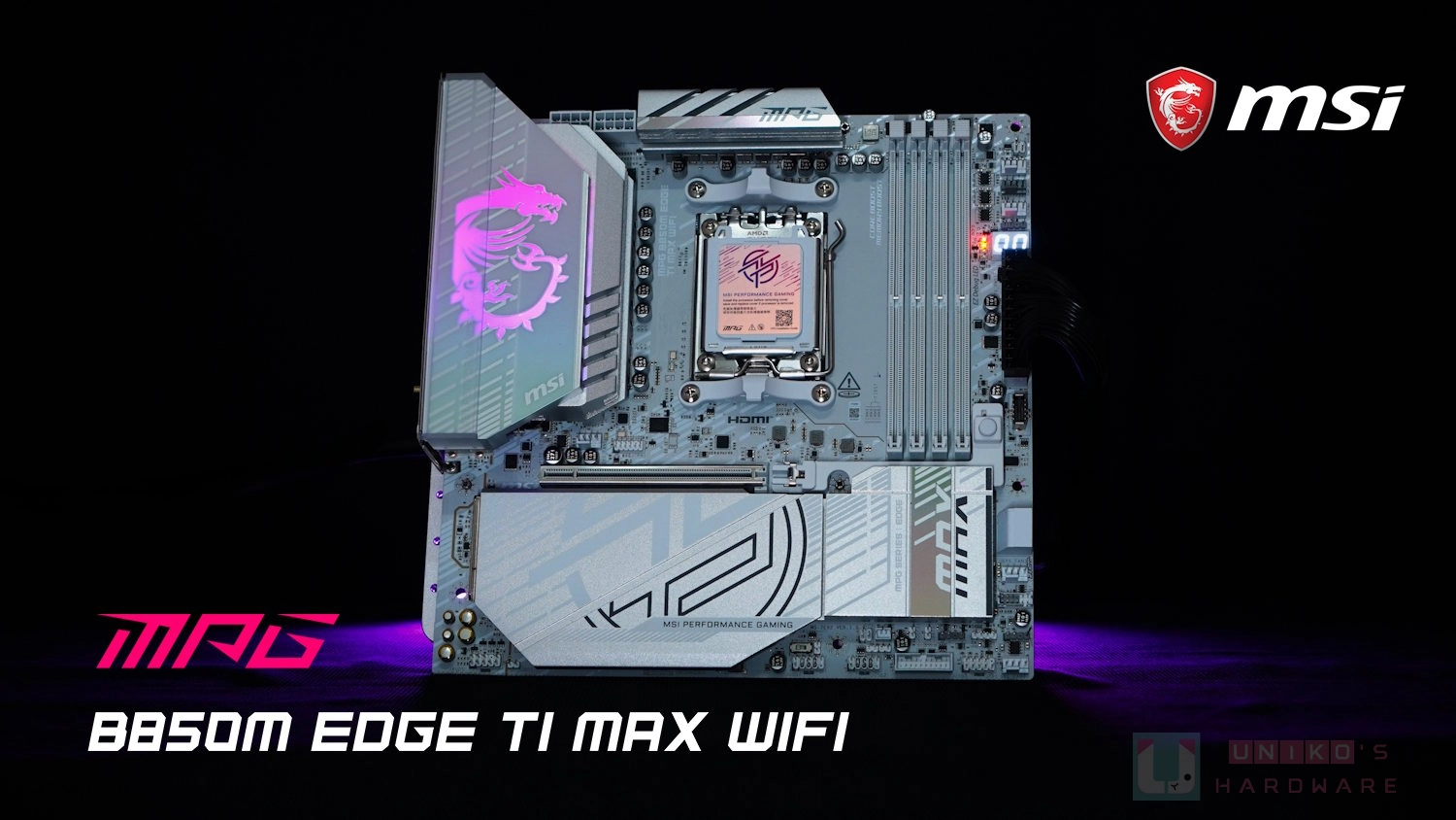 MSI MPG B850M EDGE TI MAX WIFI 深度拆解評測