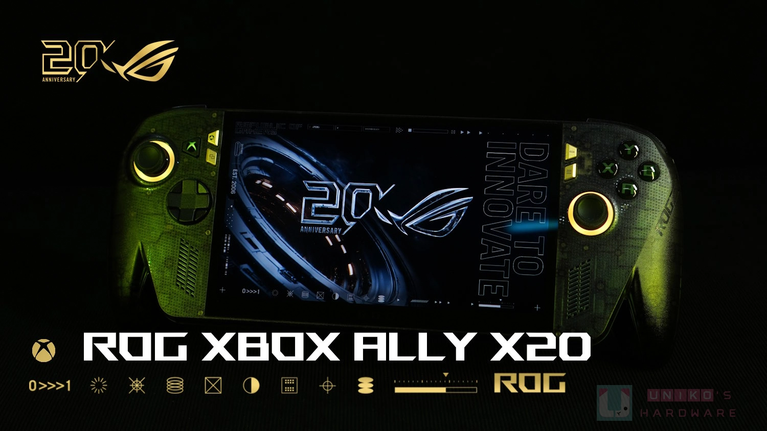 ROG 20 週年版! ROG Xbox Ally X20 電競掌機評測開箱